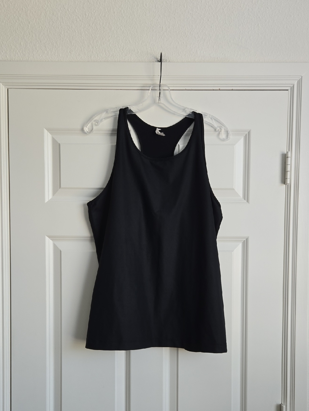 Classic Black Racerback Tank Top - Women